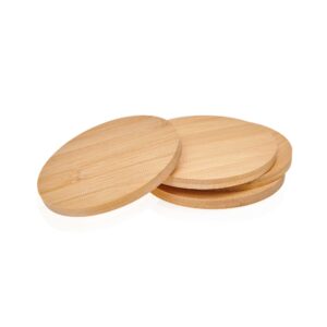 Excellent Housewares Bambu Bardak Altlığı 4'lü