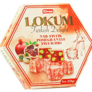 Elvan Lokum 250G Nar-Fıstıklı